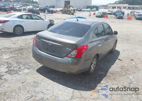 2012 Nissan Versa 1.6 Sl z USA, uszkodzony, nr VIN 3N1CN7AP9CL814435